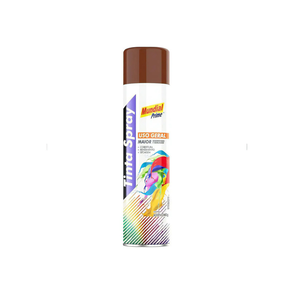 Tinta Spray Marrom 400ml Uso Geral Lev&uze