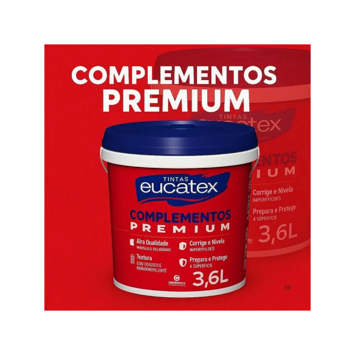 Selador Acrílico de Parede Eucatex 3,6 Litros Branco