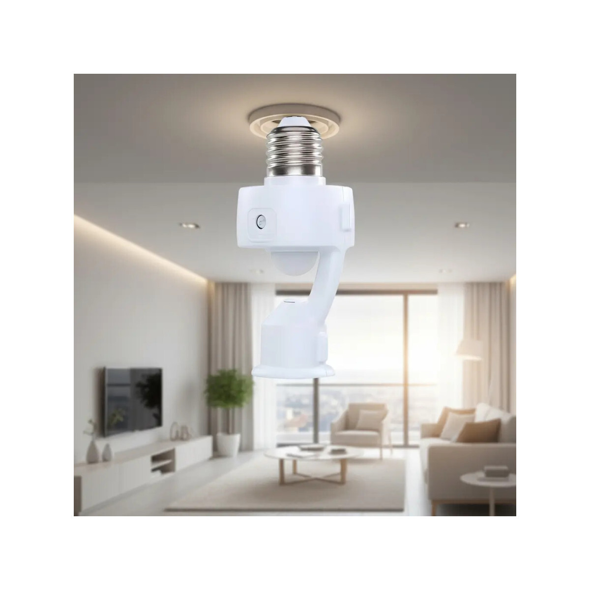 Sensor de Presença Margirius com Soquete E27 Bivolt
