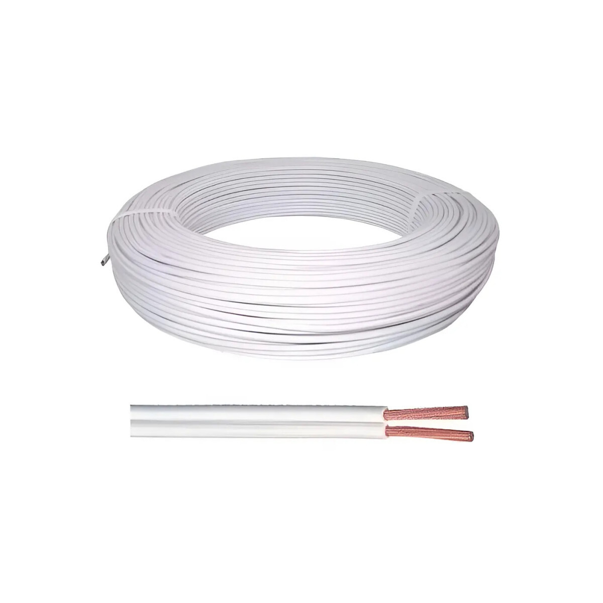 Cabo Elétrico Flexível 2,5mm Branco de Cobre Sil 10m