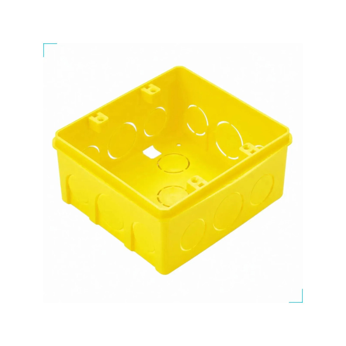 Caixa de Luz Pvc 4x4 Amarela Tramontina Instalação Elétrica