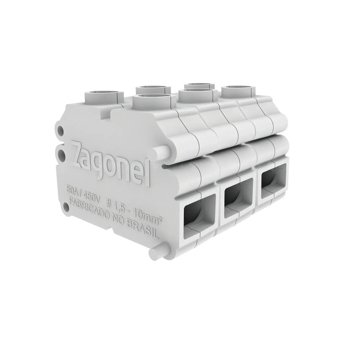 Conector de Cabos e Fios Triplo - Zagonel