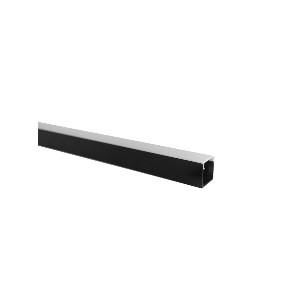Perfil de Alumínio Linear Sobrepor 3 Metros 23x23,5mm Preto Blumenau