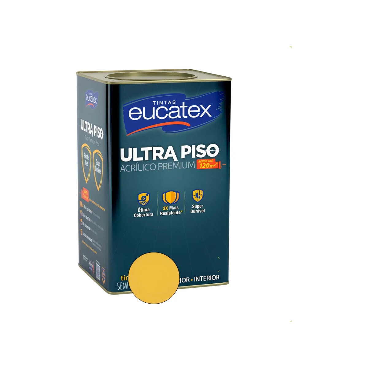 Tinta Ultra Piso e Parede Eucatex 18l Acrílico Premium Cor a