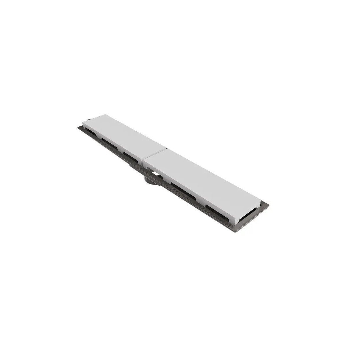 Ralo Linear Novii Seco 8877 50cm Saída Central Tampa Branca