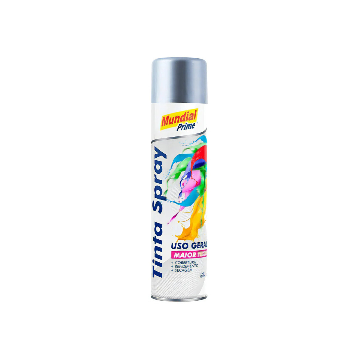 Tinta Spray Metálica Alumínio Lev&uze 400ml para Acabamento Profissional