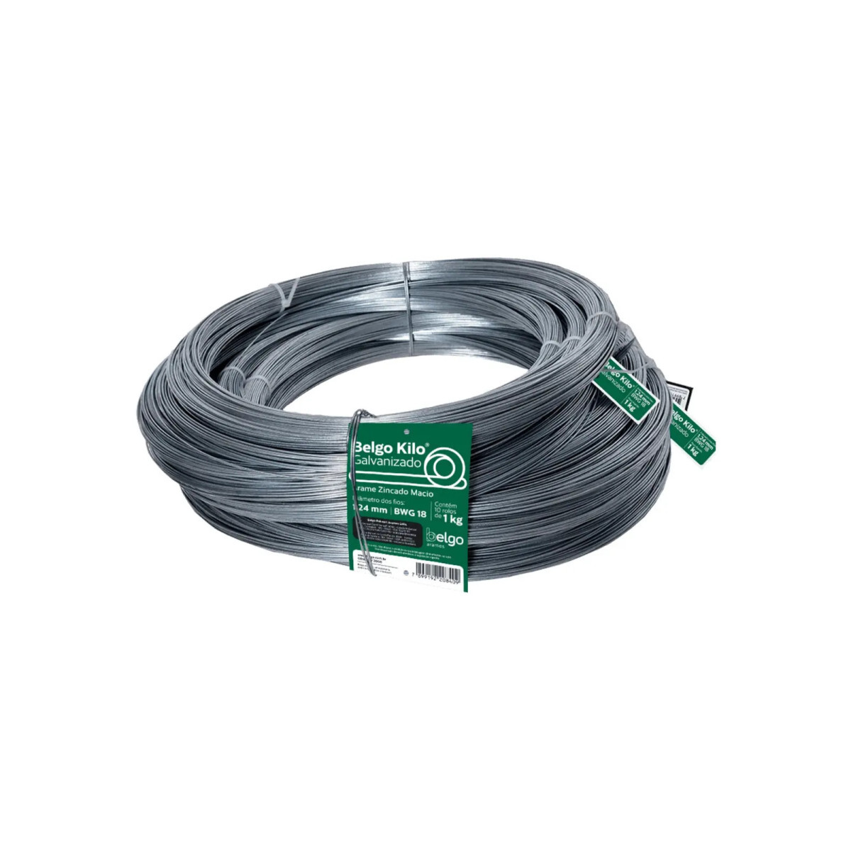 Arame Galvanizado Macio Bwg 16 Liso 5kg P/ Amarracao Drywall