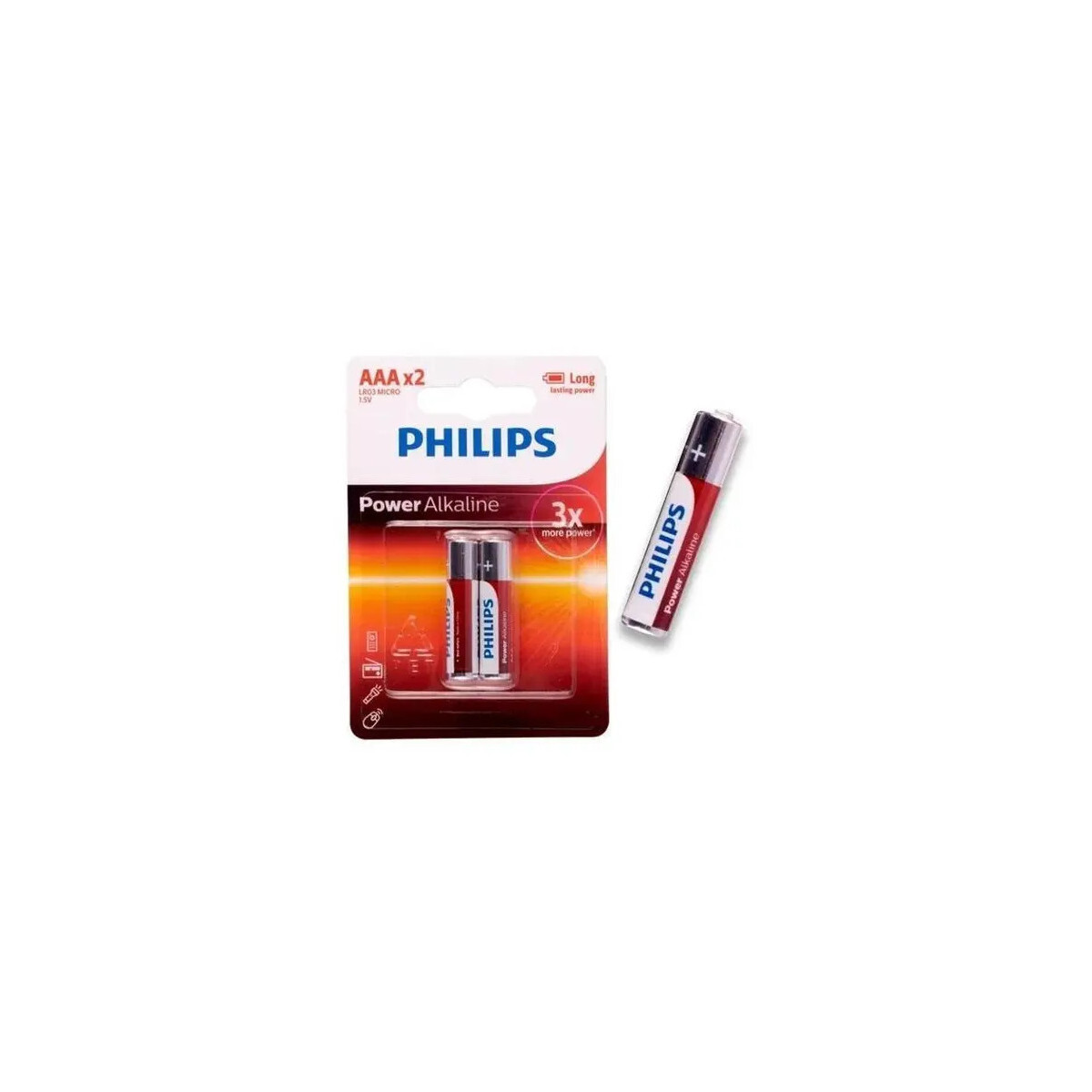Pilha Alcalina Aaa Ourolux Cartela C/2 Unidades | Longa Duração