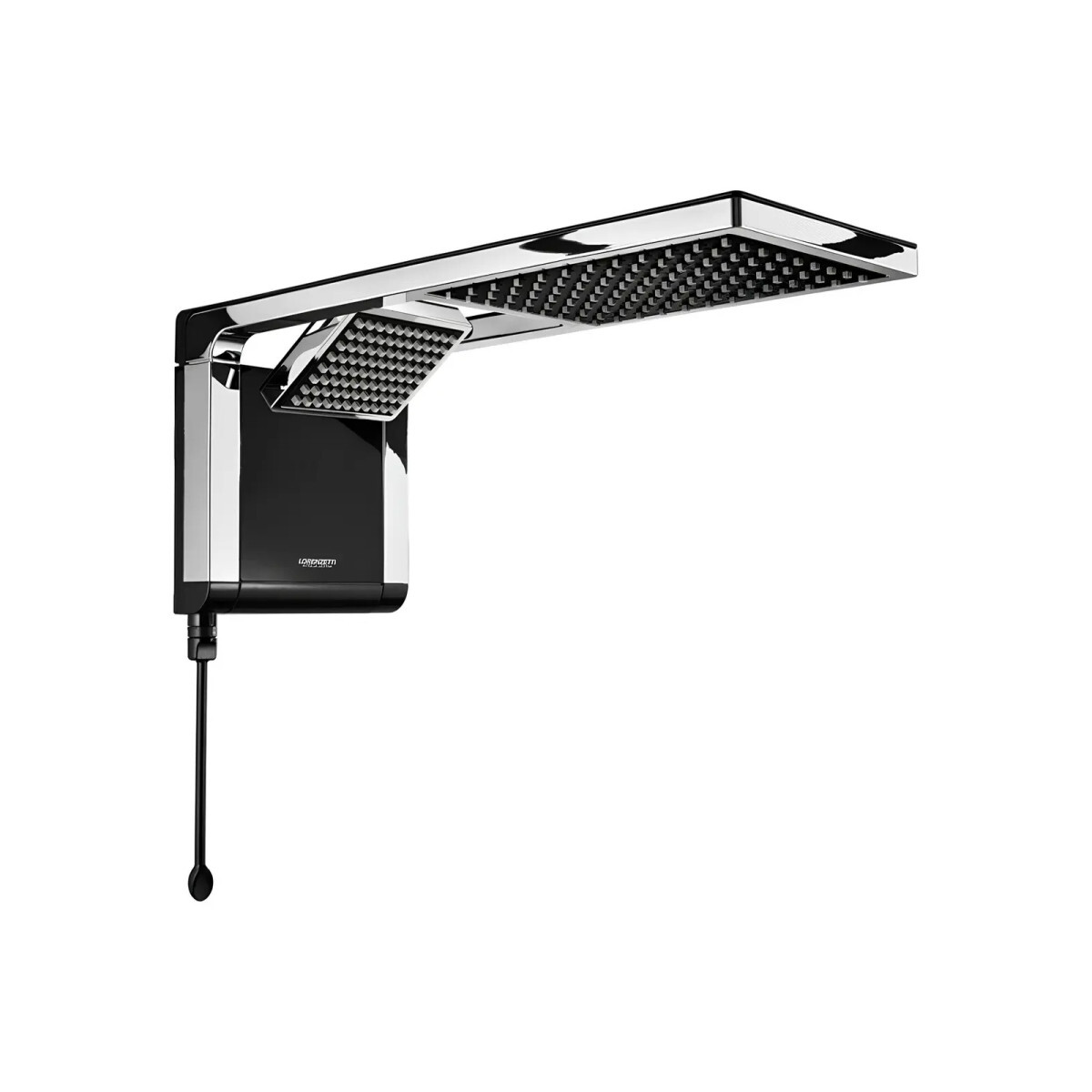 Chuveiro Eletrônico Lorenzetti Acqua Duo Ultra Preto/cromado