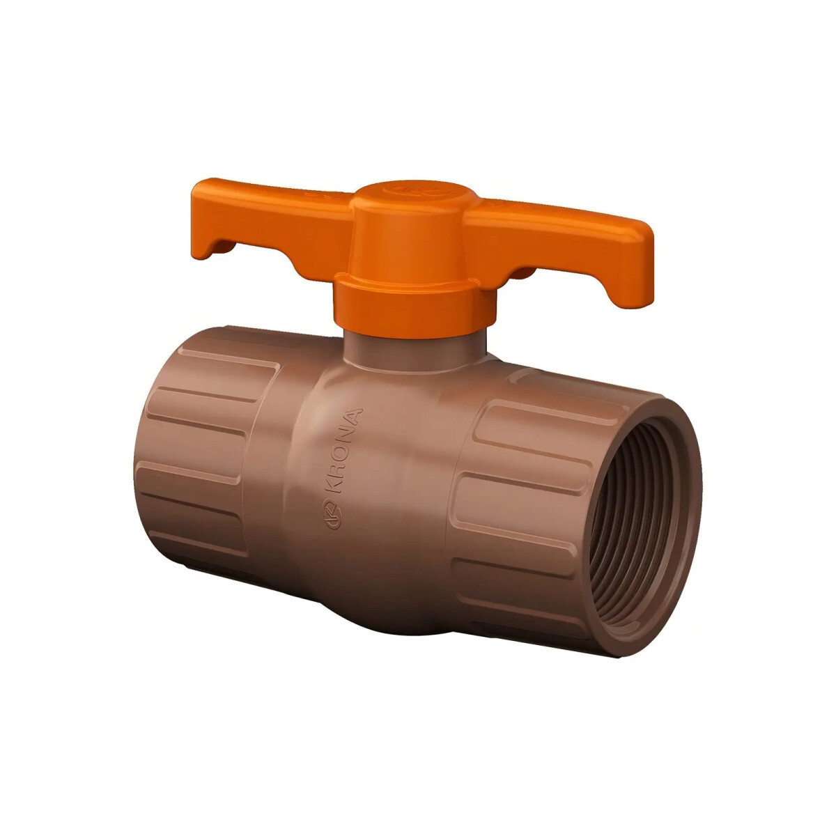 Registro Esfera Pvc Rosca Interna 3/4 Polegadas Krona para água Fria