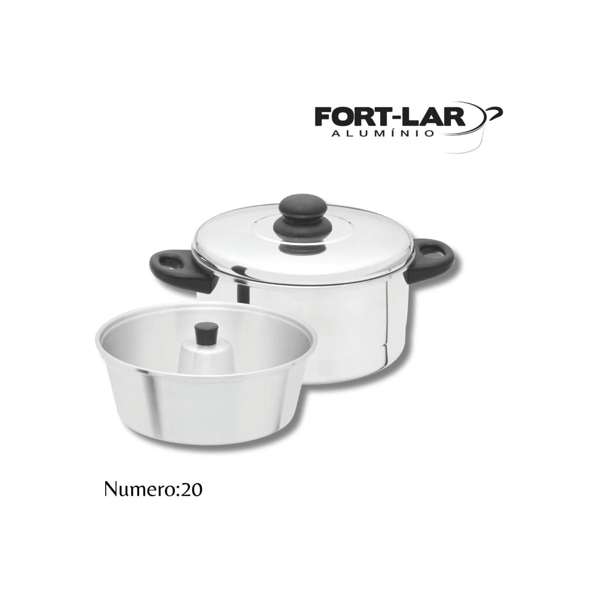 Forma de Pudim Polietileno N.20 2,6l | Alta Durabilidade