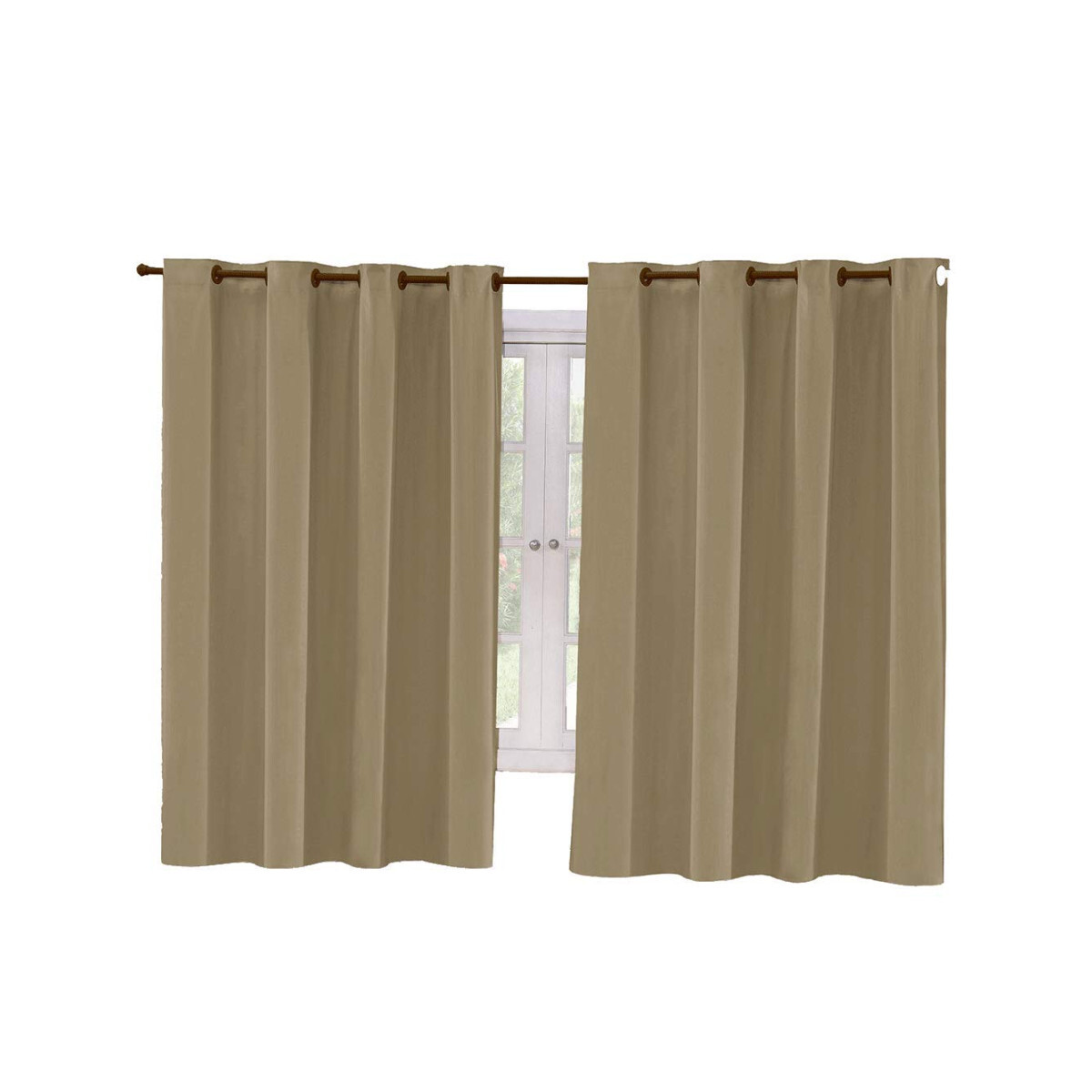 Jogo Cortina Blackout Mutti 2 Peças 130x170cm Anti-luz