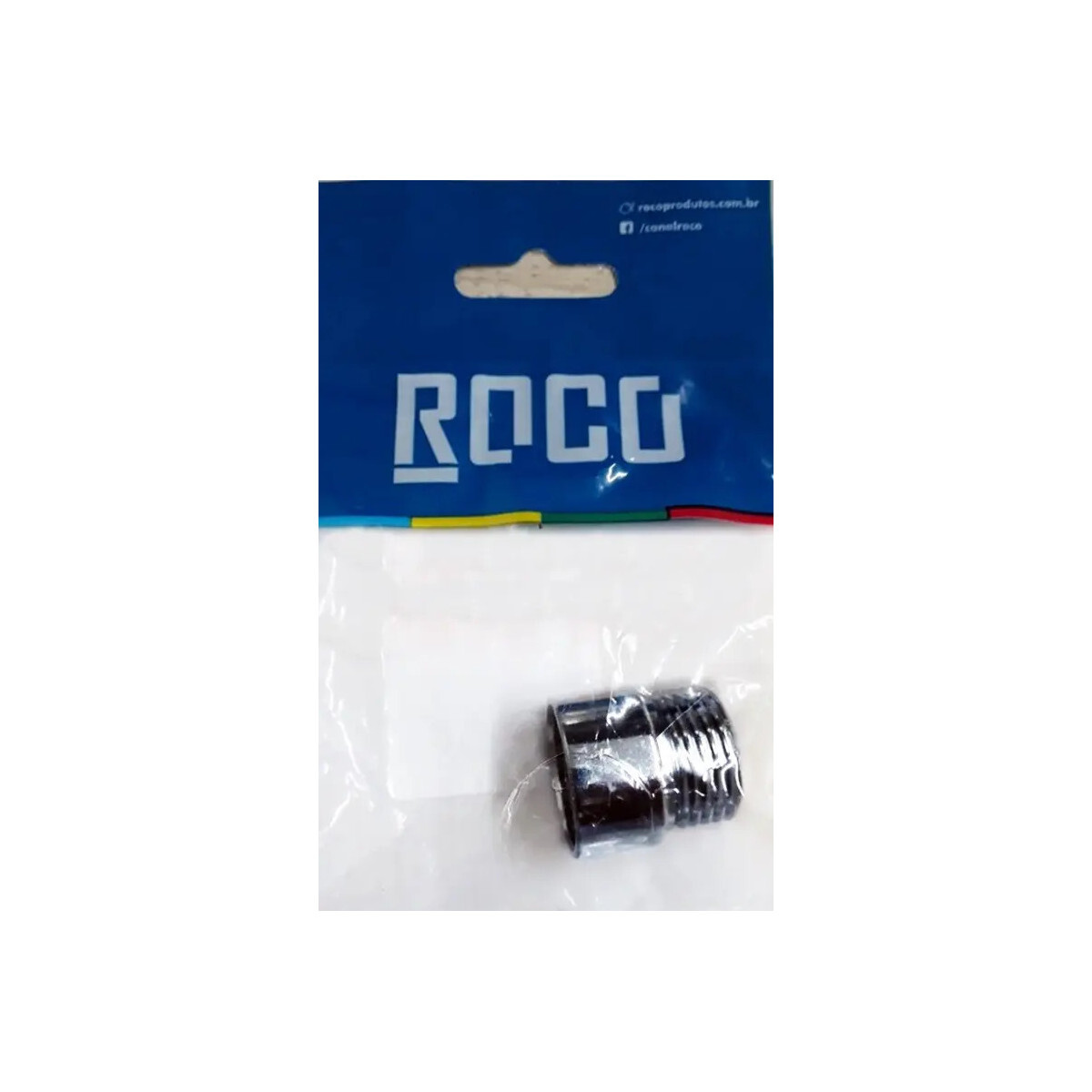 Prolongador Curto Sextavado Interno 1/2" Roco Cromado para T