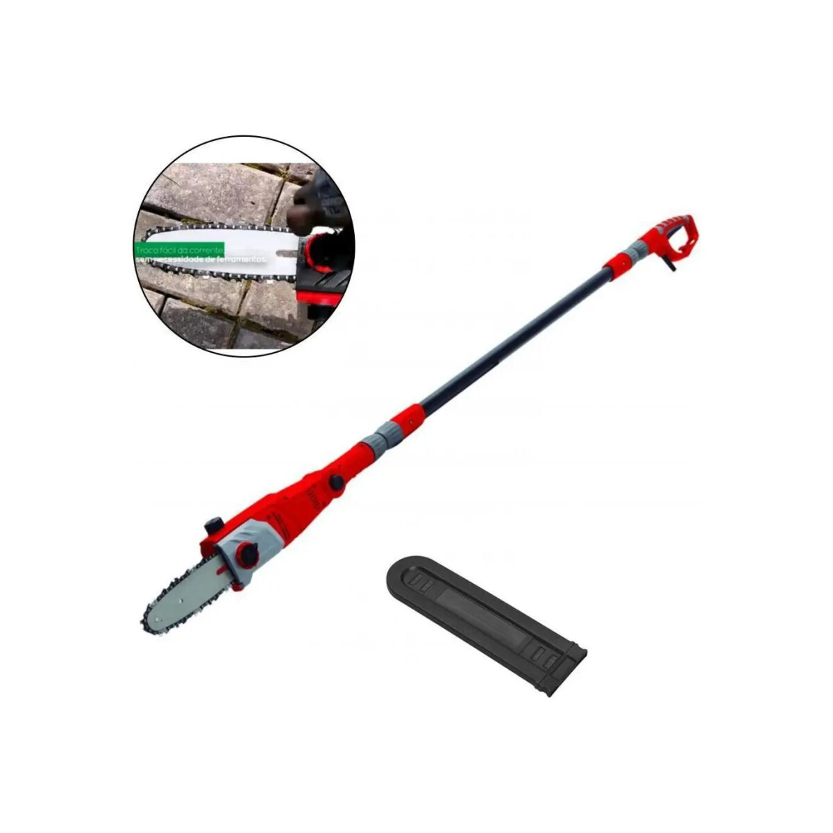Podador de Galhos Elétrico Garthen Pg-7500 750w Cabo Ajustáv