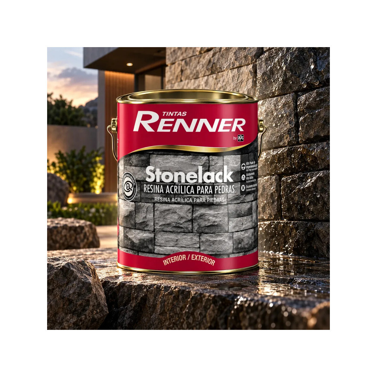Verniz Stonelack para Pedras 3,6l Renner
