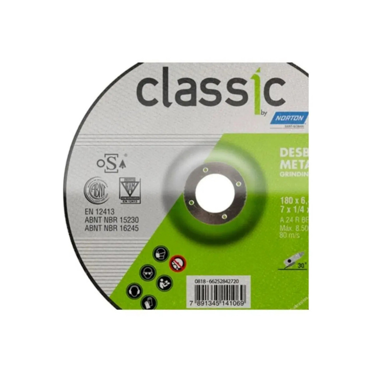Disco de Desbaste Norton Classic 7-1/4" para Metais