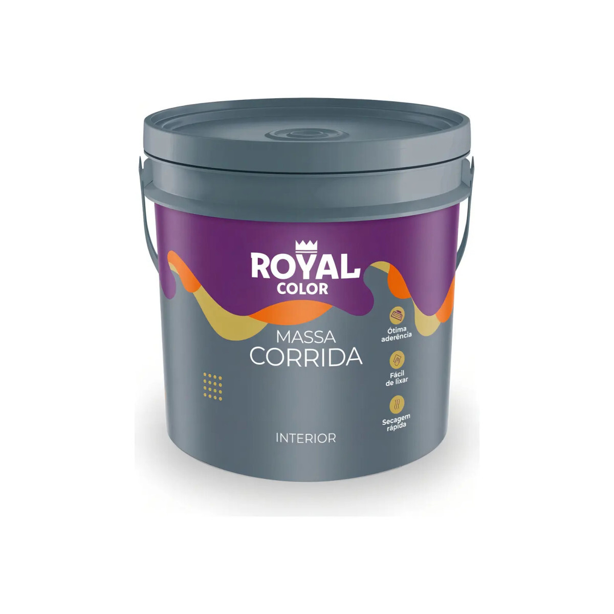 Massa Corrida Pva Branca Renner Balde 5kg Acabamento Fino