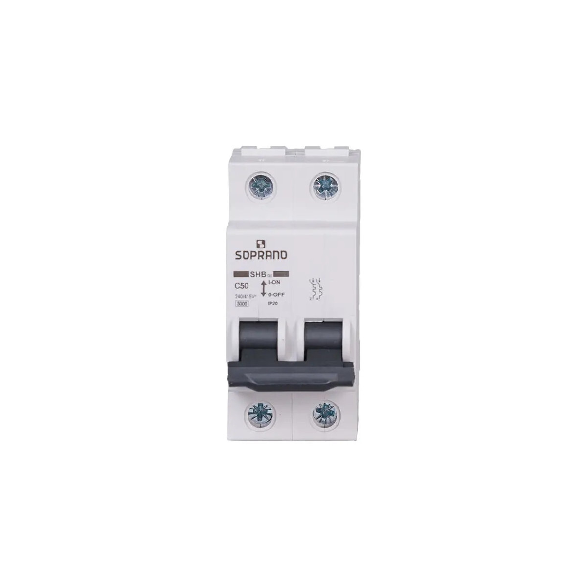 Disjuntor Bipolar Shb2 Gii C0 50a - Soprano