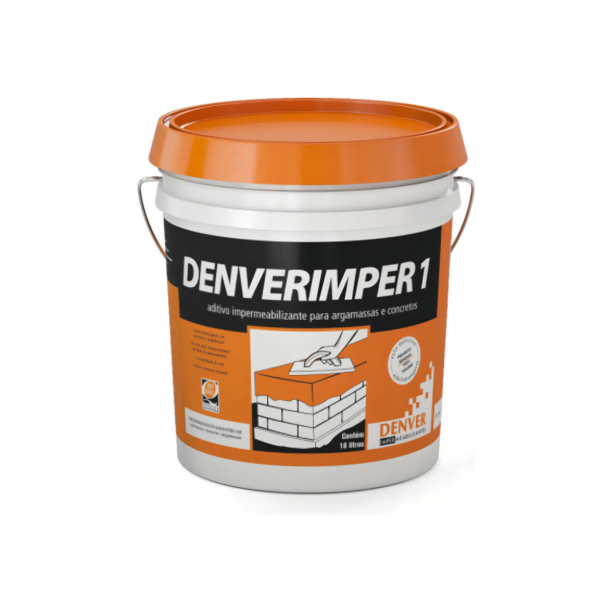 Aditivo Impermeabilizante Denverimper 1 18l Cor Branco
