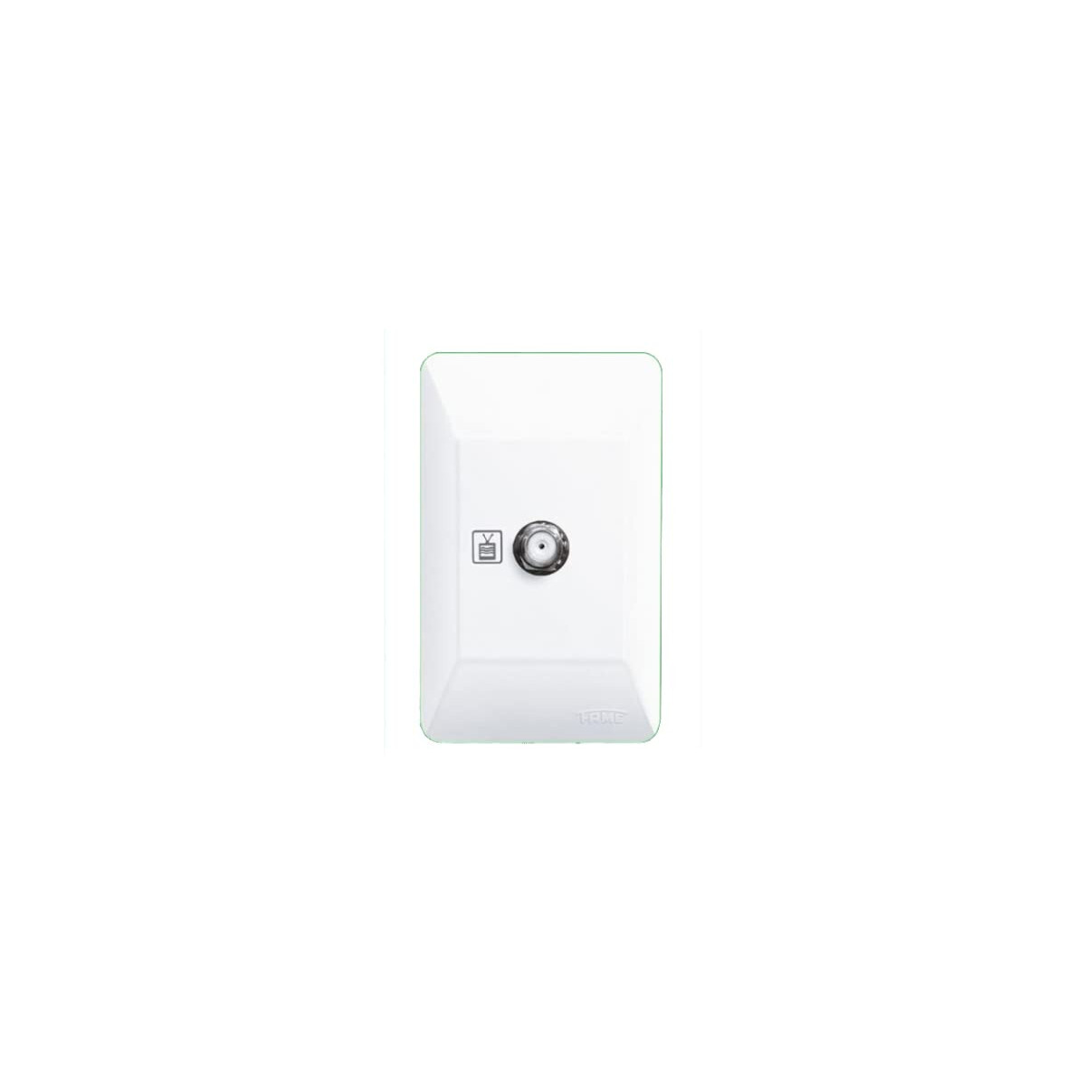 Kit 5 Tomada Conector P/ Antena Coaxial Sobrepor Sistema X C