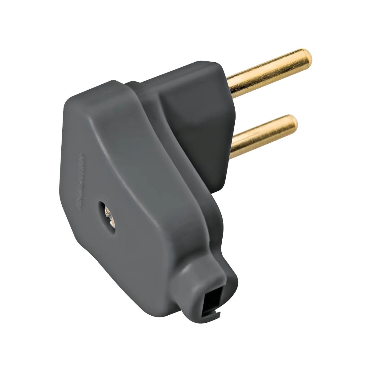 Plug Triangular 2p Preto Tramontina - Conector Elétrico