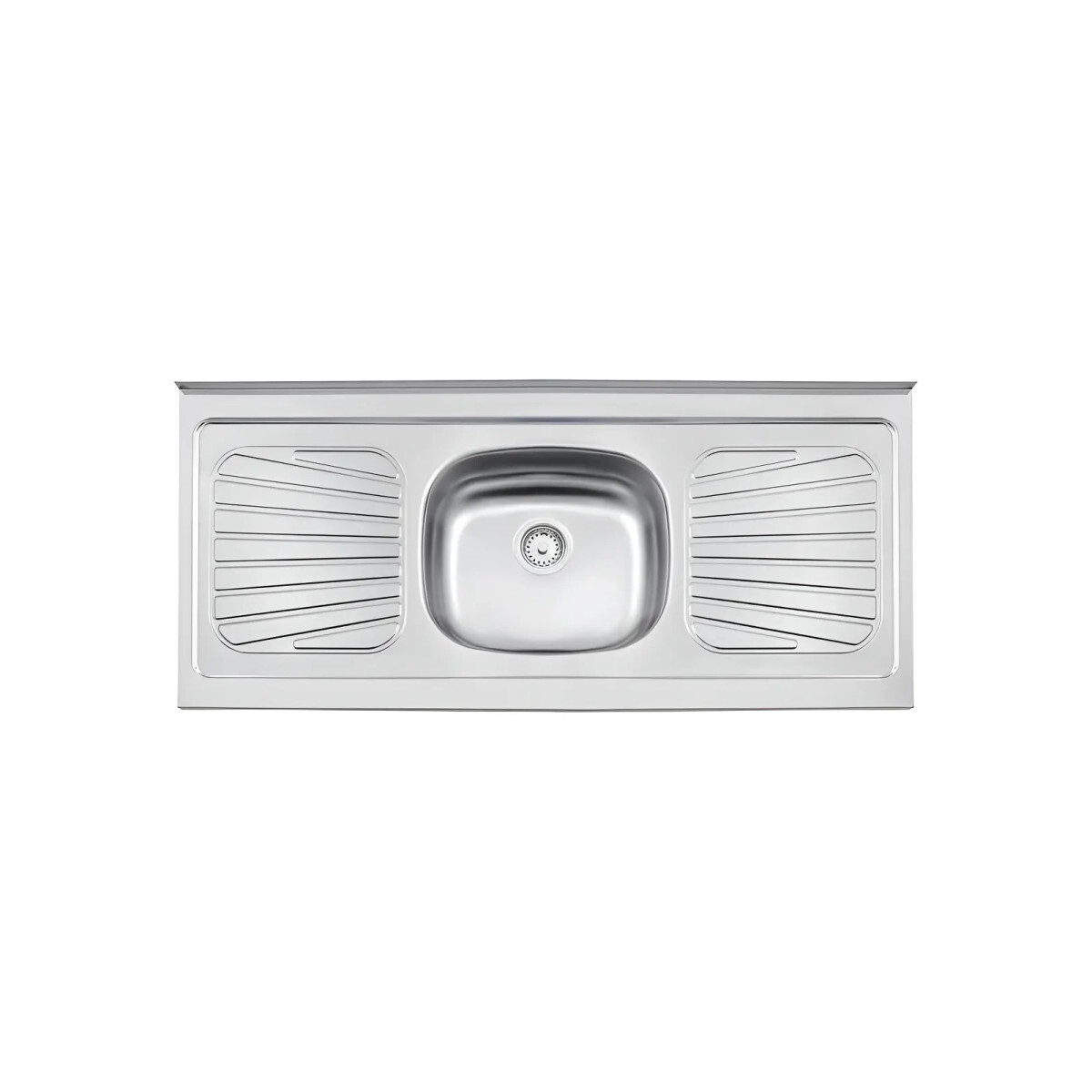 Pia Tramontina 120x52cm New Raggi 40 em Aço Inox