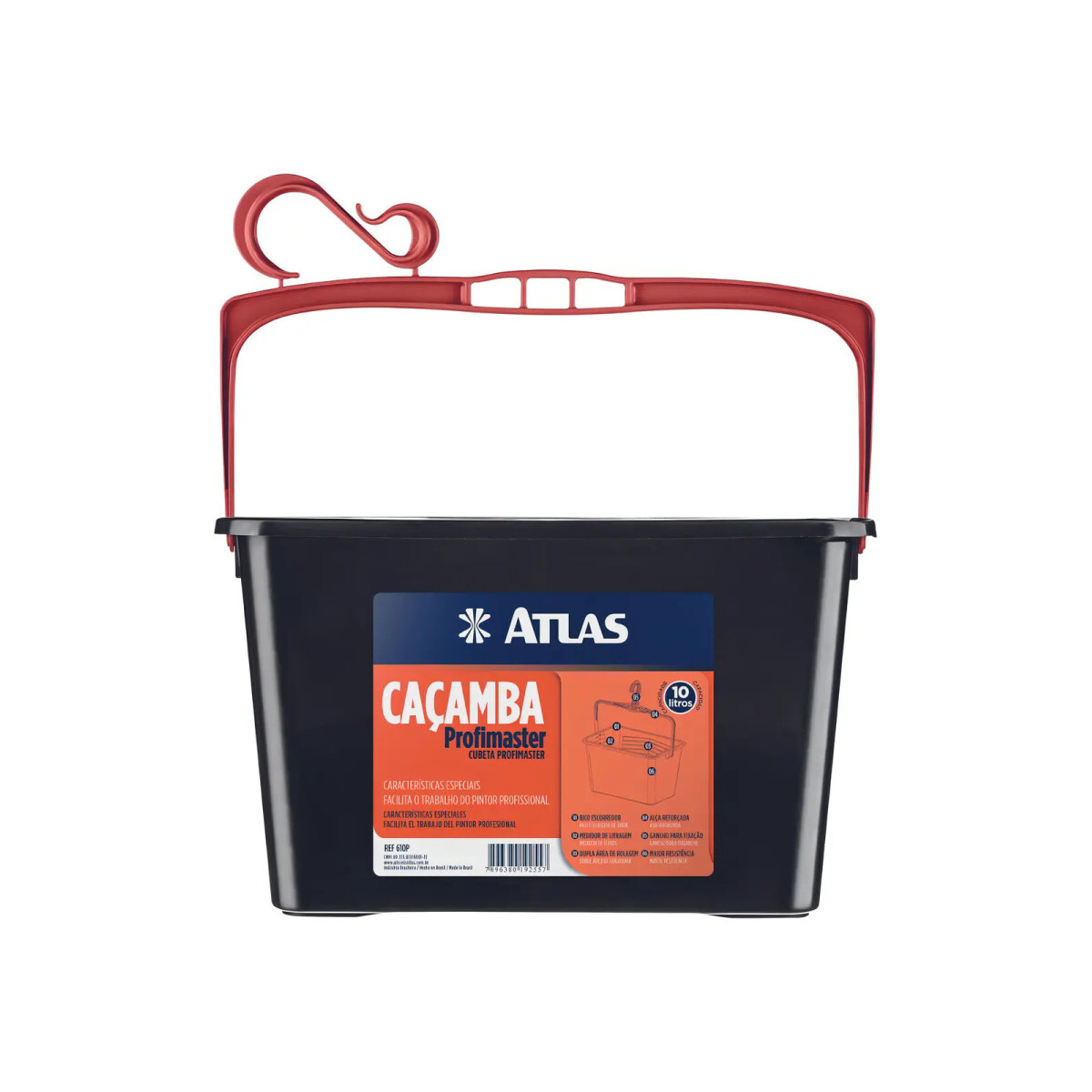 Caçamba Profimaster 10l Atlas para Rolo de 23cm