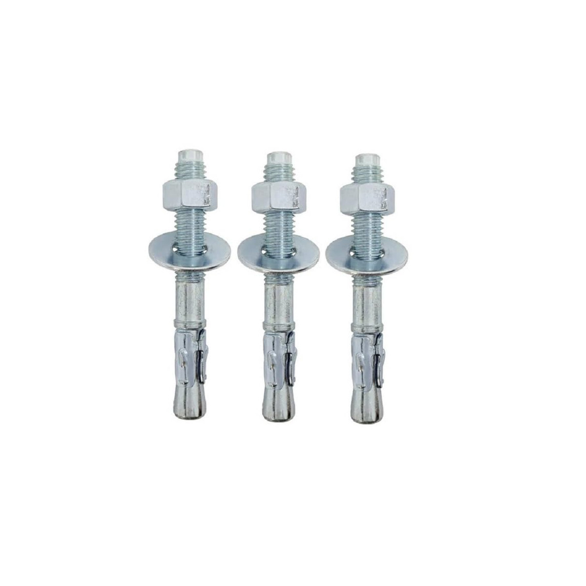 Chumbador Parabolt 5/16x3-1/4" Aço Carbono Zincado Fixação Pesada
