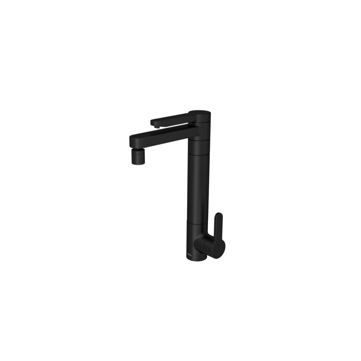 Torneira Cozinha Deca Twin Black Matte de Mesa Bica Móvel com Filtro