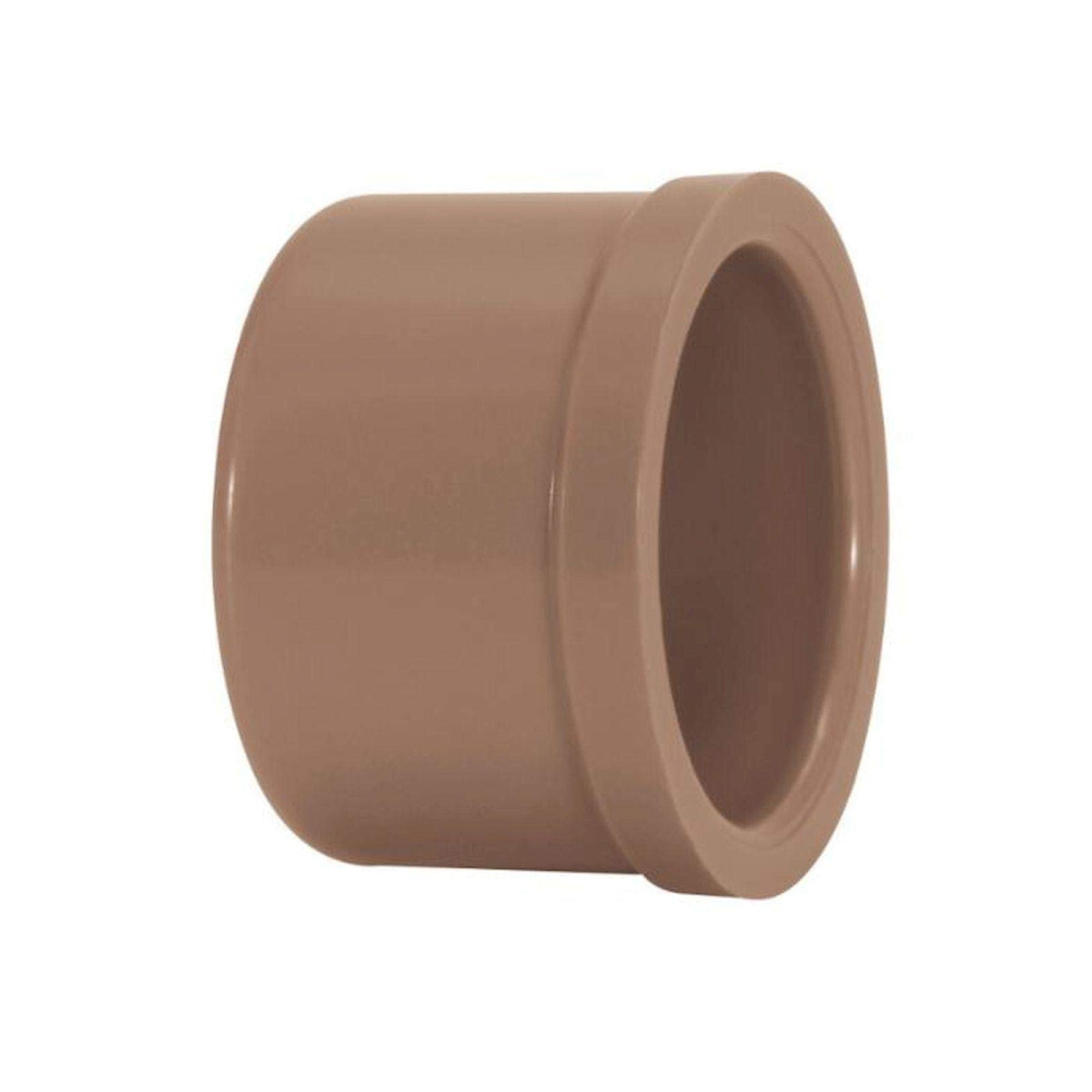 Kit Cap Tampão Soldável Amanco 32mm Marrom para Irrigação (2