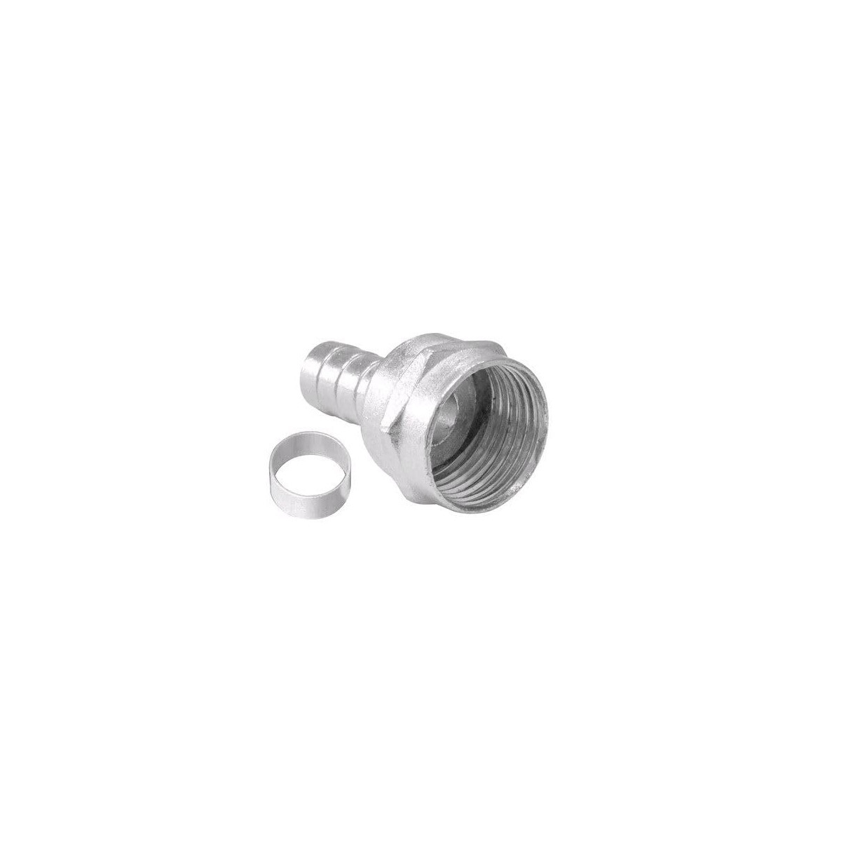 Conector Coaxial Rg59 com Anel de Compressão - Alta Performance