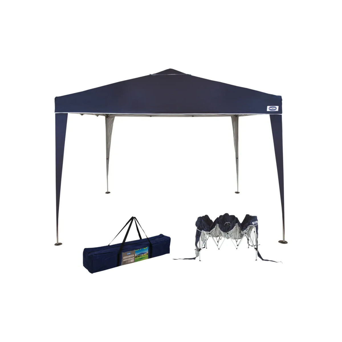Tenda Sanfonada Gazebo 3x3m Barraca Ar Livre - X-flex Oxford
