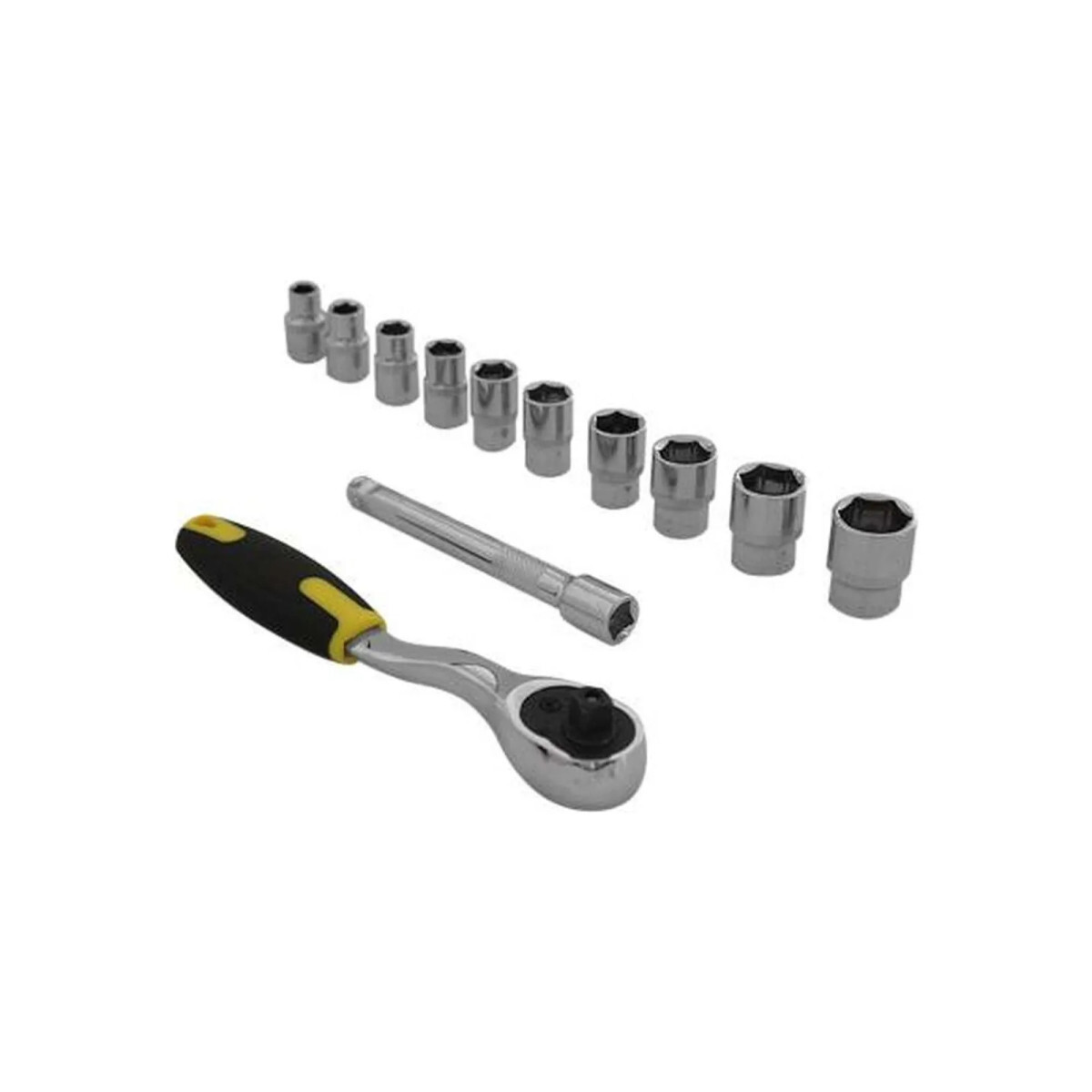 Jogo de Soquete 3/8 Dtools 12 Peças Cromo Vanádio
