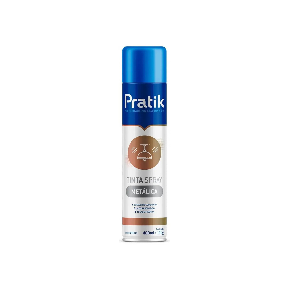 Tinta Spray Metálica Ouro 400ml Lev&uze
