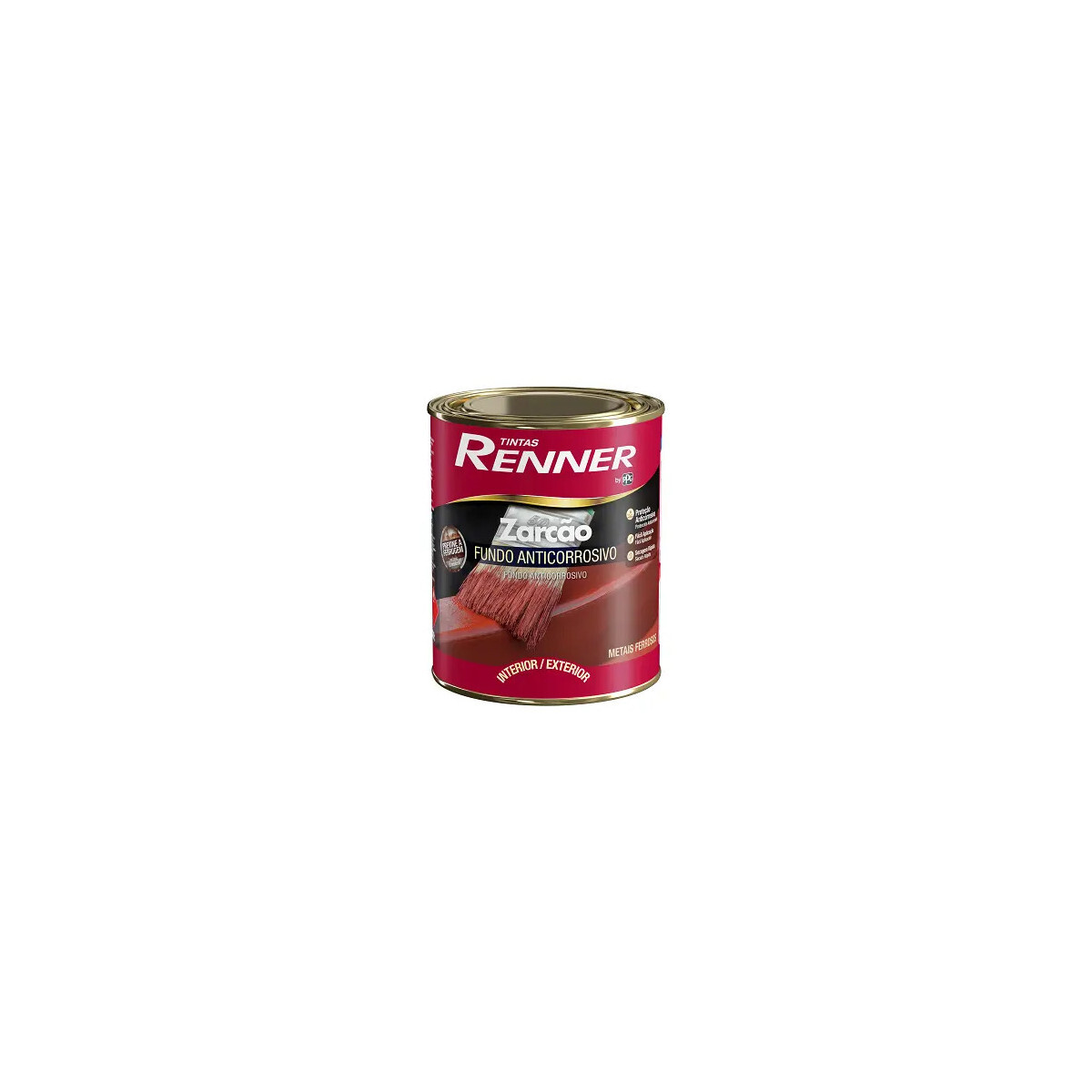 Zarcão Laranja 900ml Fundo Anticorrosivo Renner Acetinado