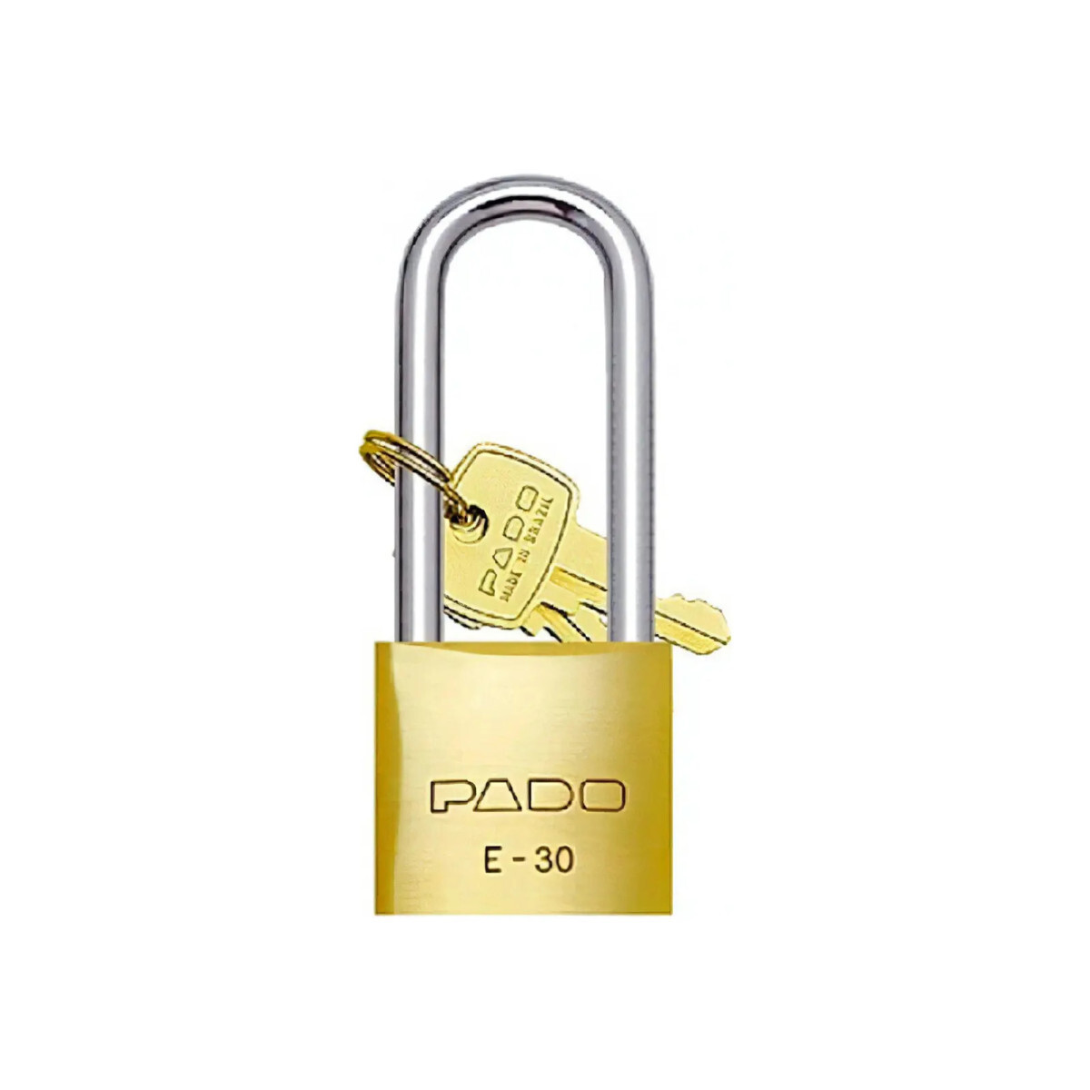 Cadeado de Latão Haste Longa Pado Lt-30/75mm Resistente Dour