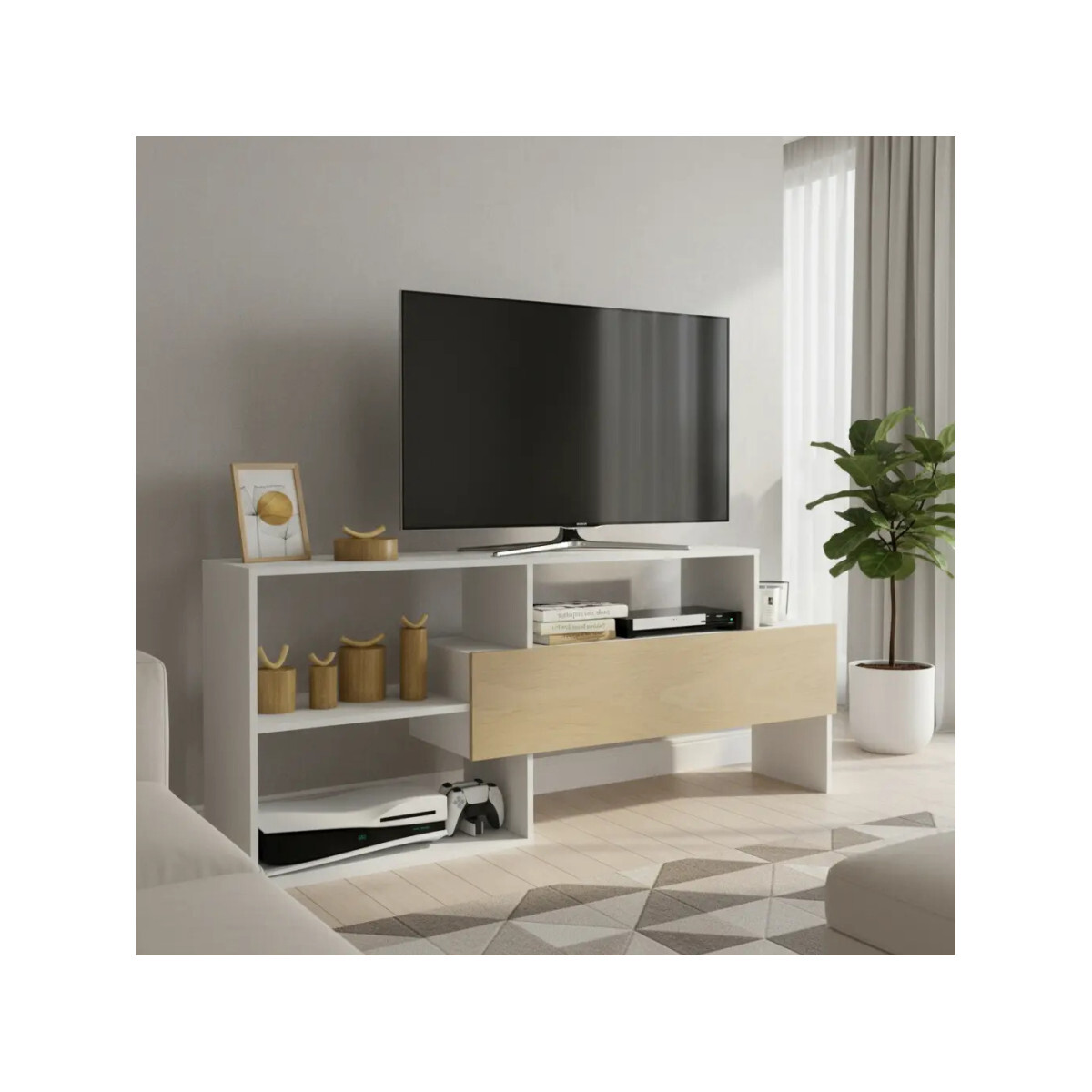 Prateleira Decorativa Elegance/decora 20x60cm Branca
