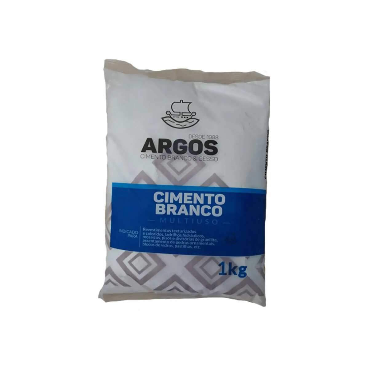 Cimento Branco 1kg | Premium para Reparos e Acabamentos