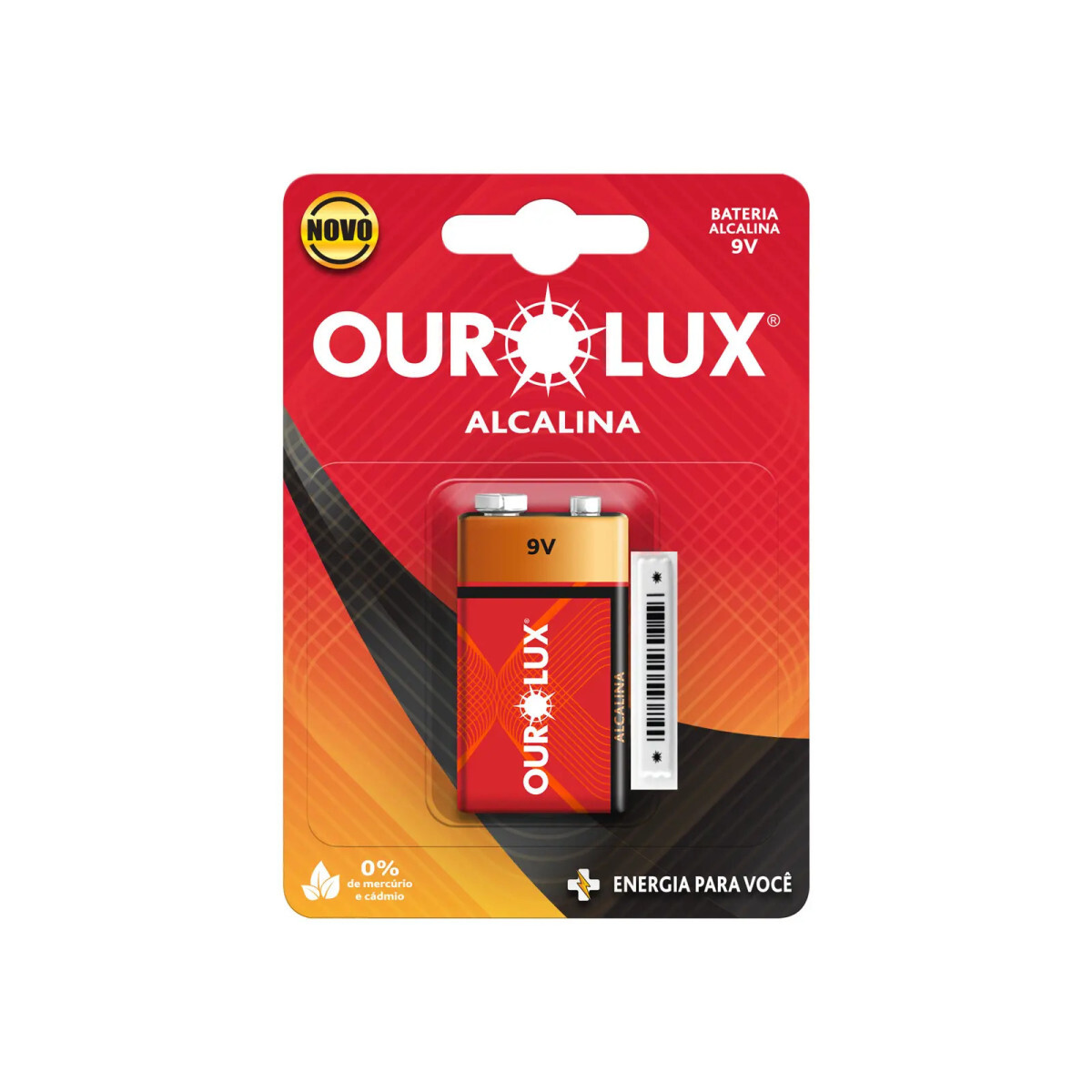 Bateria Alcalina 9v Ourolux