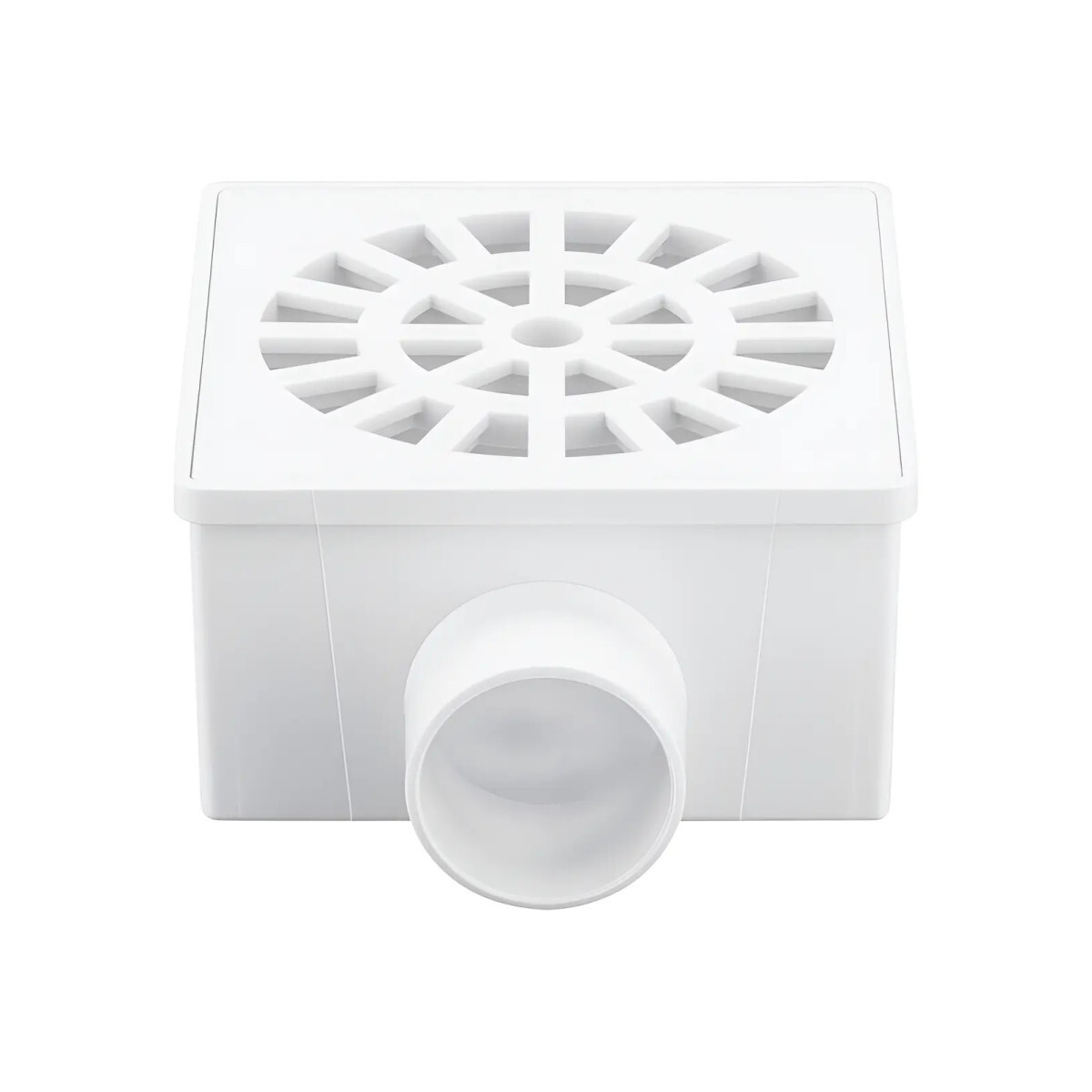 Ralo Sifonado Quadrado 100x53x40mm Herc para áreas Molhadas