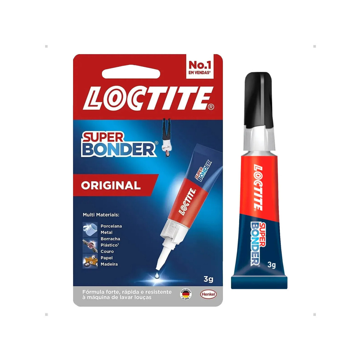 Cola Super Bonder Loctite Original 3g Adesivo Instantâneo