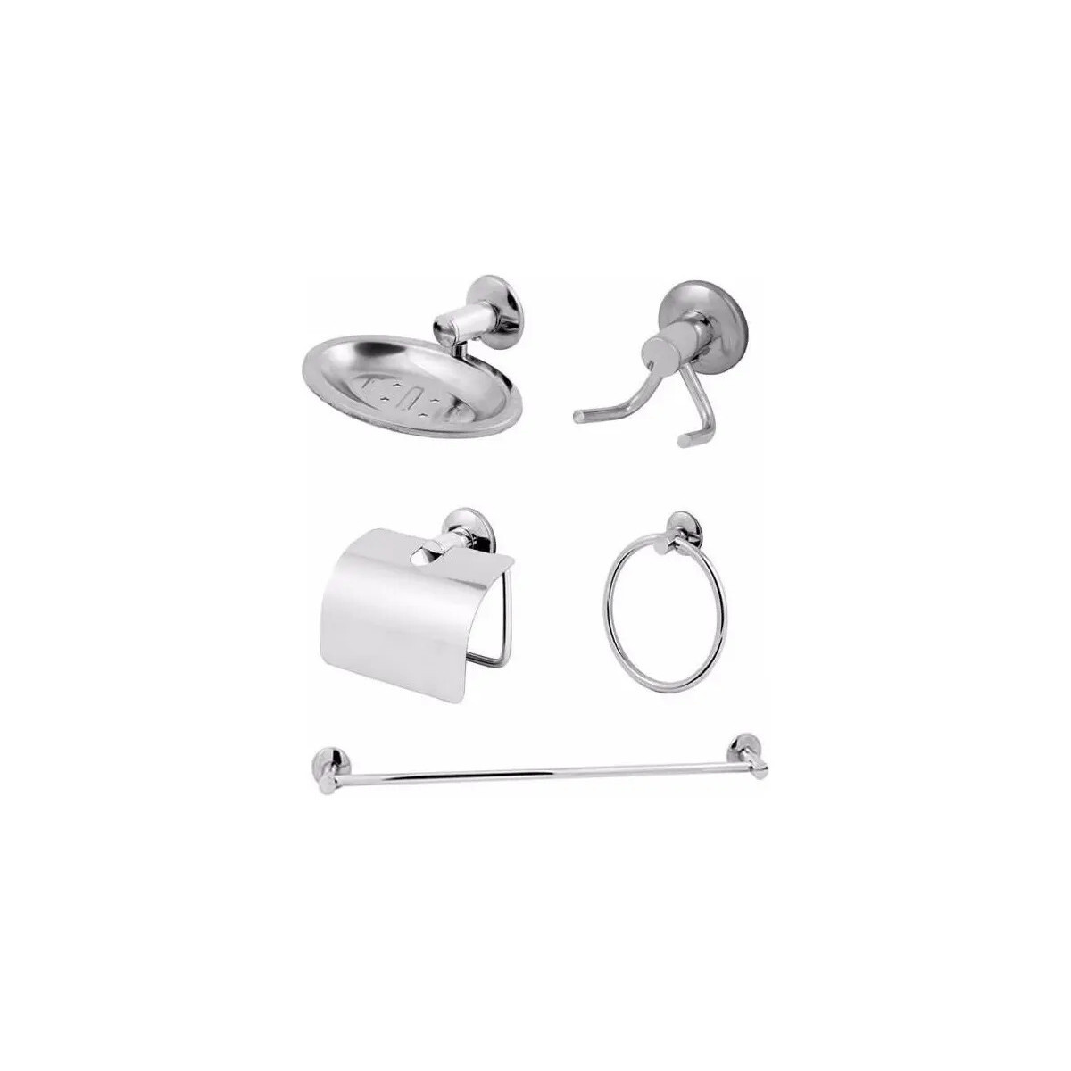 Kit para Banheiro Inox