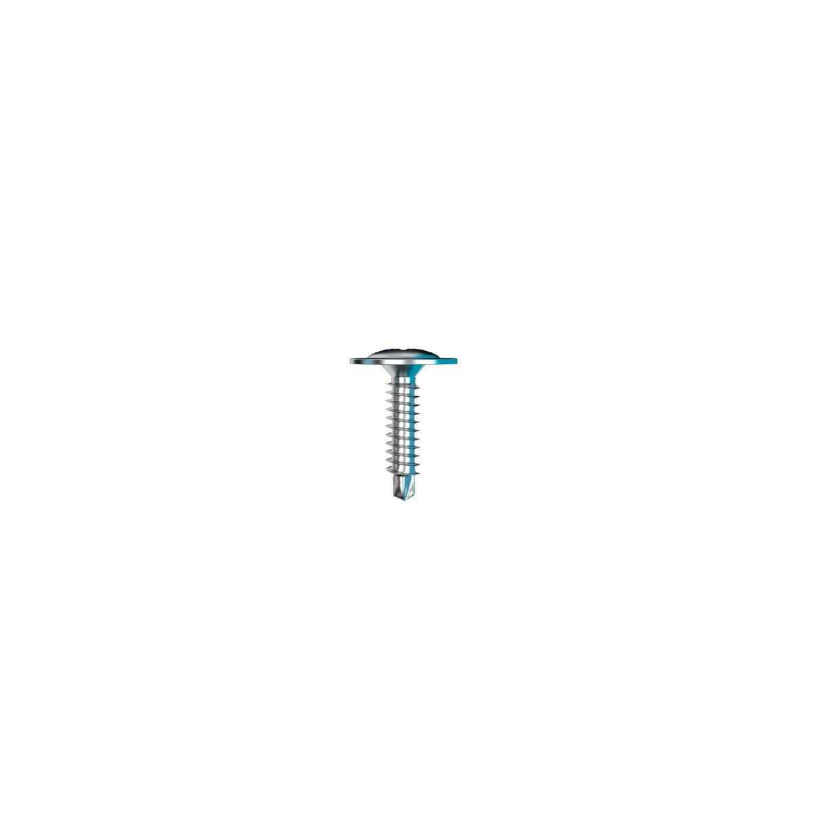 Parafuso Autobrocante Aço Carbono Zincado 5,5x22mm 1400pçs C
