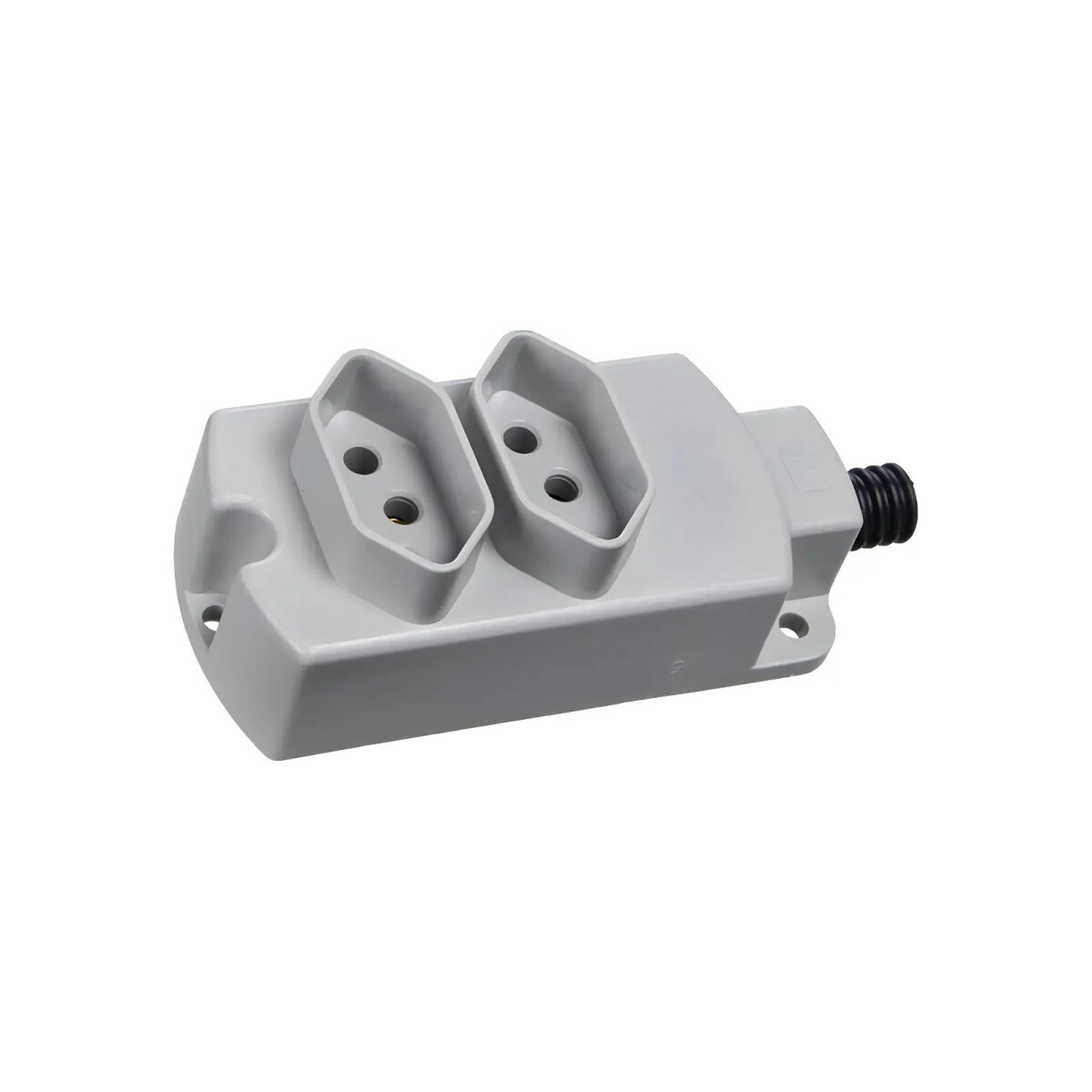 Tomada Barra Dupla 2p+t 20a Tmu2-320 - Margirius Cor Cinza