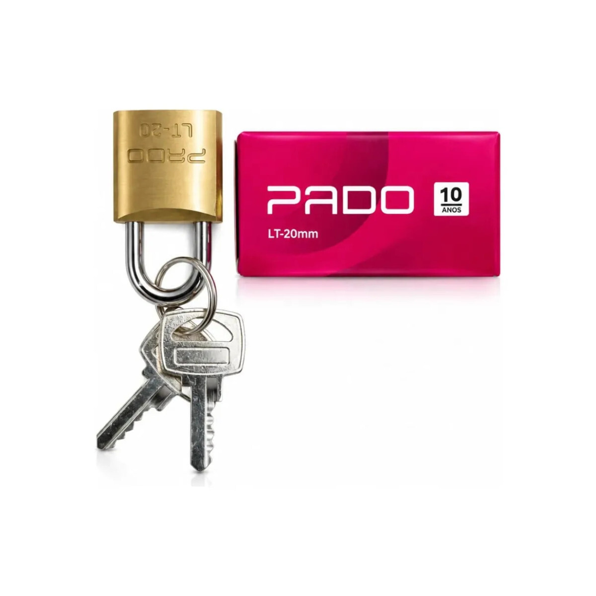Cadeado Pado 20mm Latão Maciço