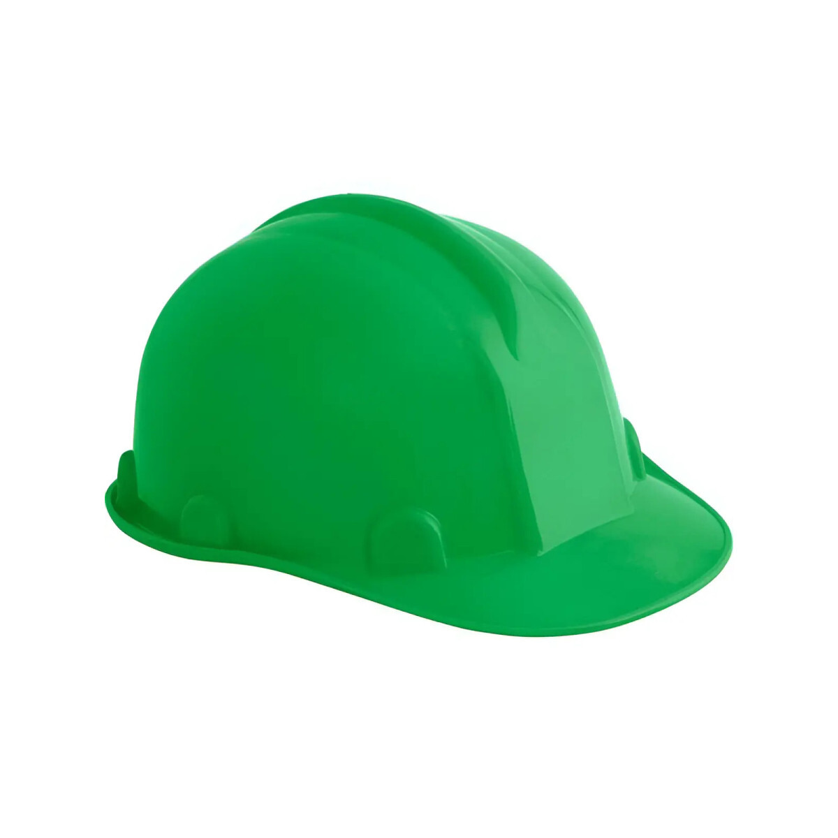 Capacete Aba Frontal Verde com Carneira Plastica Classe B Ca