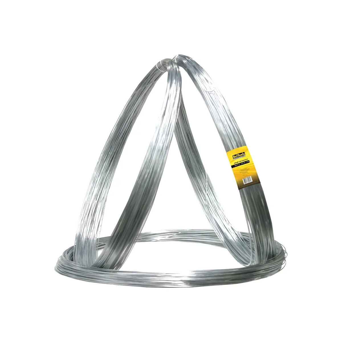 Arame Galvanizado N° 12 - Rolo 1kg para Construção Civil