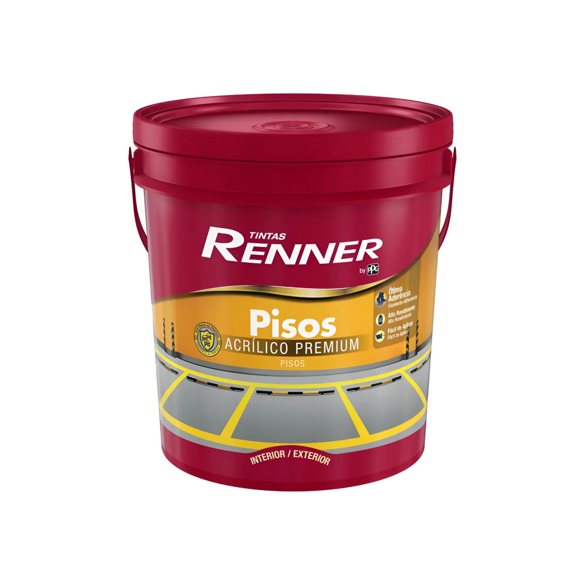 Tinta de Piso Renner Transito - Cor de Tinta Branca