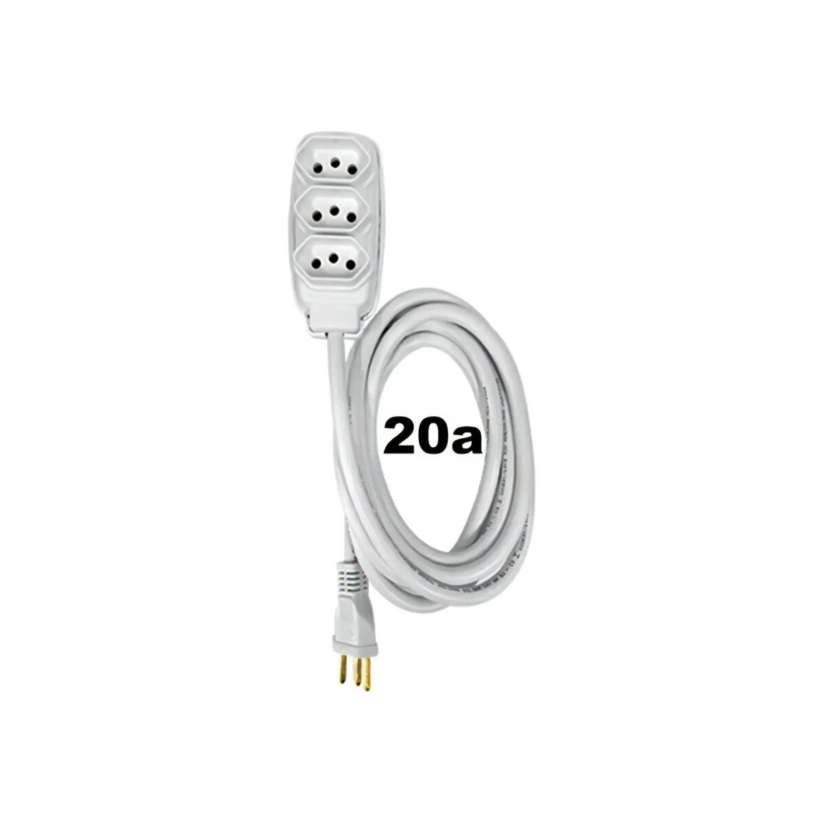 Extensão 3 Tomadas Reforçada 1,5m Pp 3x2,5mm Ar Condicionado