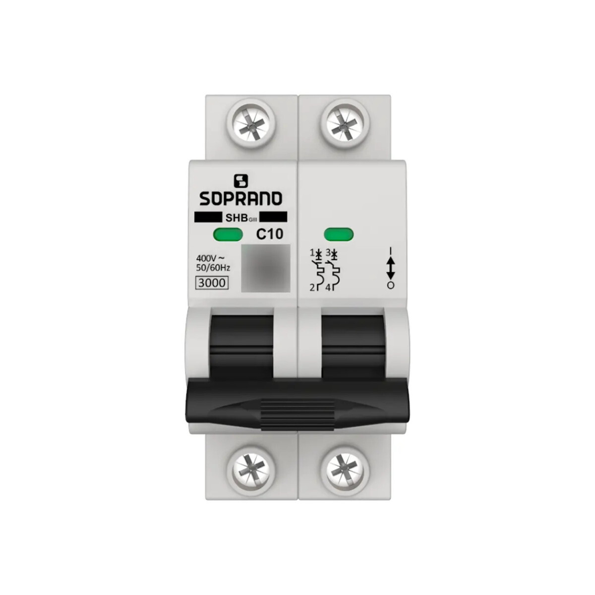 Disjuntor Bifásico Soprano 10a